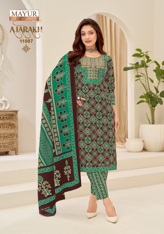 Mayur ajarakh vol-11 satrangi kurti wholesale